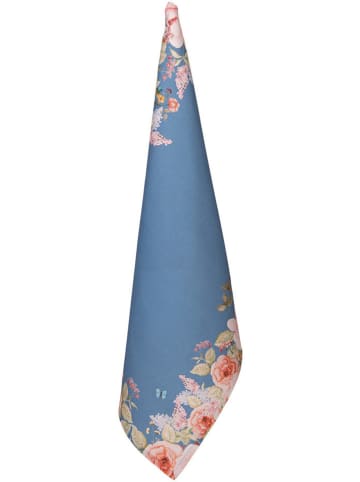 Clayre & Eef Geschirrtuch in Blau/ Rosa - (L)70 x (B)50 cm