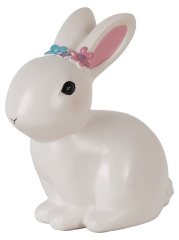 Clayre & Eef Ledtafellamp "Konijntje" wit - (B)21 x (H)22 x (D)13 cm
