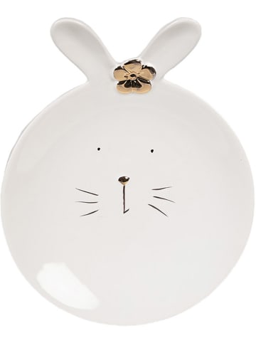 Clayre & Eef Dessertteller in Weiß - Ø 19 cm