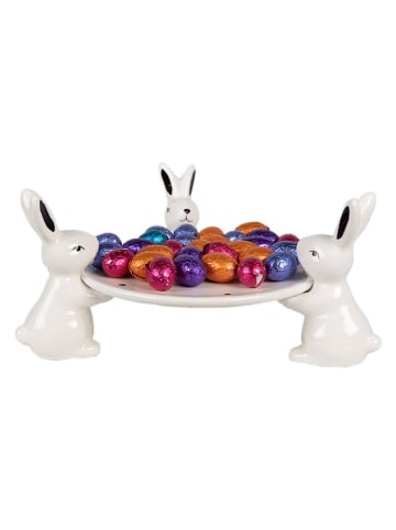 Clayre & Eef Miska w kolorze biało-czarnym do serwowania - 24 x 12 x 23 cm