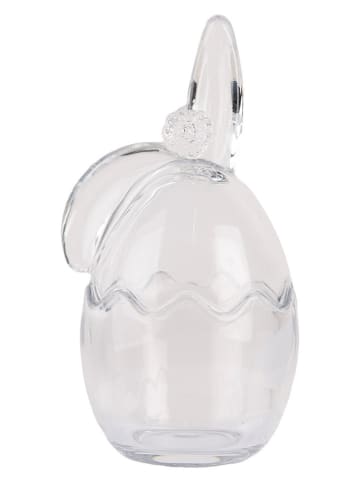 Clayre & Eef Voorraadglas transparant - (B)9 x (H)17 x (D)8 cm