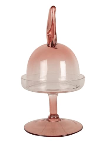 Clayre & Eef 2-delige servierset lichtroze - Ø 12 cm x (H)23 cm