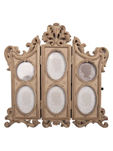 Clayre & Eef Ramka w kolorze beżowym na zdjęcia - 31 x 30 cm