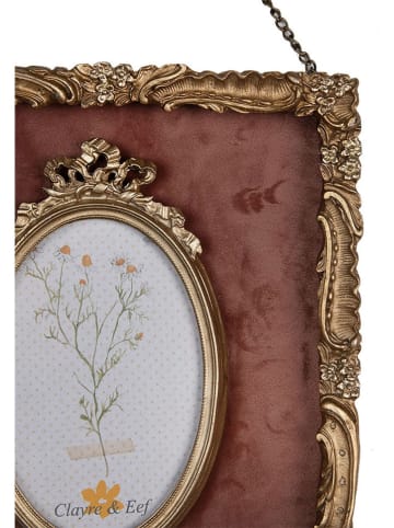 Clayre & Eef Bilderrahmen in Braun/ Gold - (B)23 x (H)28 x (T)3 cm