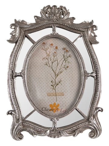 Clayre & Eef Ramka w kolorze srebrnym na zdjęcia - 20 x 29 x 3 cm