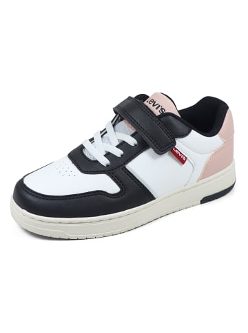 Levi's Sneakersy "Kick Mid" w kolorze czarno-jasnoróżowym