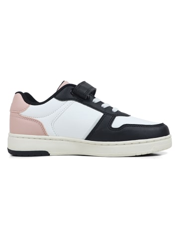 Levi's Sneakersy "Kick Mid" w kolorze czarno-jasnoróżowym