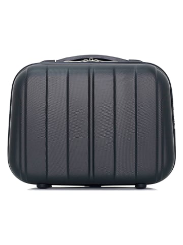 BlueStar Hardcase-beautycase "Napoli" zwart - (B)30 x (H)23 x (D)16 cm