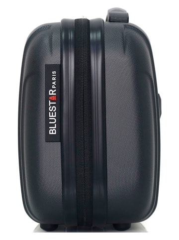 BlueStar Hardcase-beautycase "Napoli" zwart - (B)30 x (H)23 x (D)16 cm