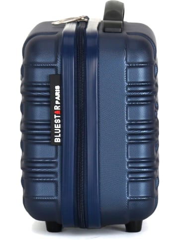 BlueStar Hardcase-beautycase "Lima" blauw - (B)30 x (H)20 x (D)16 cm