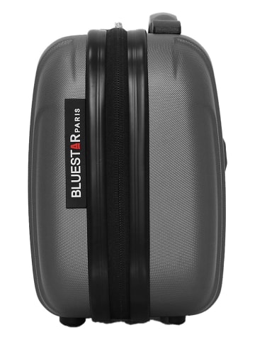 BlueStar Hardcase-Beautycase "Napoli" in Anthrazit - (B)30 x (H)23 x (T)16 cm