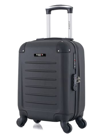 BlueStar Hardcase-trolley "Opera" antraciet - (B)32 x (H)46 x (D)20 cm