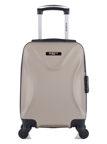 BlueStar Hardcase-Trolley "Garibaldi" in Beige - (B)32 x (H)46 x (T)20 cm