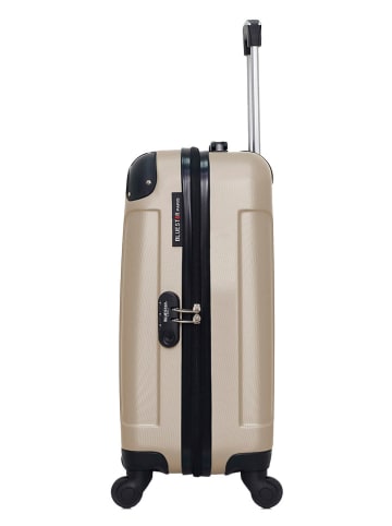 BlueStar Walizka "Madrid" w kolorze beżowym - 32 x 46 x 20 cm