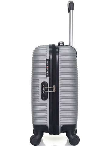 BlueStar Walizka "London" w kolorze szarym - 32 x 46 x 20 cm