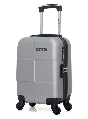 BlueStar Hardcase-Trolley "Miami" in Silber - (B)32 x (H)46 x (T)20 cm