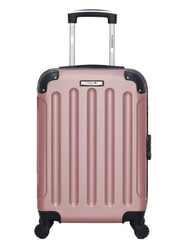BlueStar Hardcase-Trolley "Madrid" in Rosa - (B)32 x (H)46 x (T)20 cm