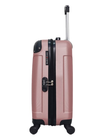 BlueStar Hardcase-trolley "Madrid" lichtroze - (B)32 x (H)46 x (D)20 cm