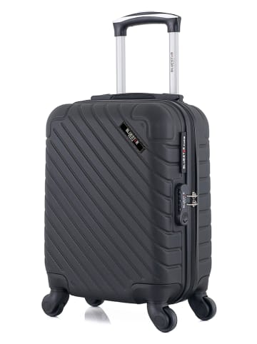 BlueStar Hardcase-trolley "Cité" zwart - (B)32 x (H)46 x (D)20 cm