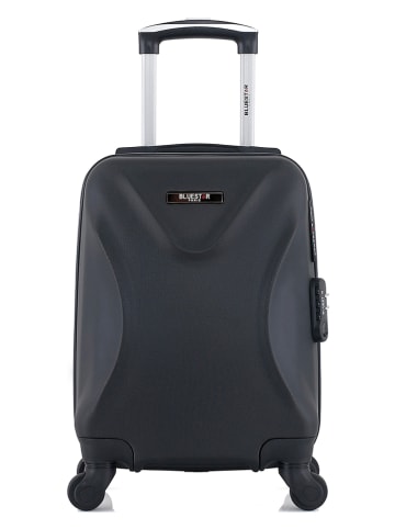 BlueStar Hardcase-trolley "Garibaldi" zwart - (B)32 x (H)46 x (D)20 cm