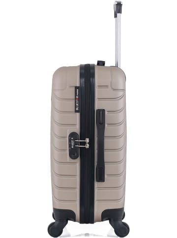 BlueStar Hardcase-trolley "Cite" beige - (B)35 x (H)55 x (D)21 cm
