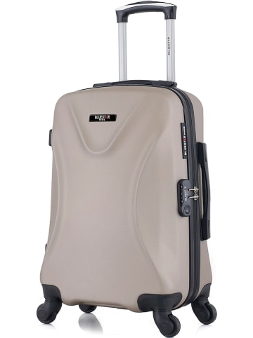 BlueStar Hardcase-Trolley "Garibaldi" in Beige - (B)35 x (H)55 x (T)21 cm