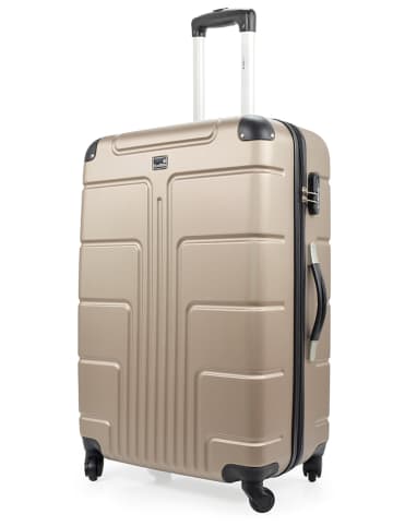 BlueStar Hardcase-Trolley "Ottawa" in Champagner - (B)31 x (H)49 x (T)20 cm