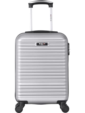 BlueStar Hardcase-Trolley "Brazilia" in Silber - (B)33 x (H)55 x (T)21 cm