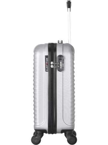 BlueStar Hardcase-Trolley "Brazilia" in Silber - (B)33 x (H)55 x (T)21 cm