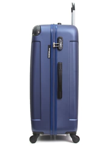 BlueStar Walizka "Madrid" w kolorze granatowym - 35 x 55 x 21 cm