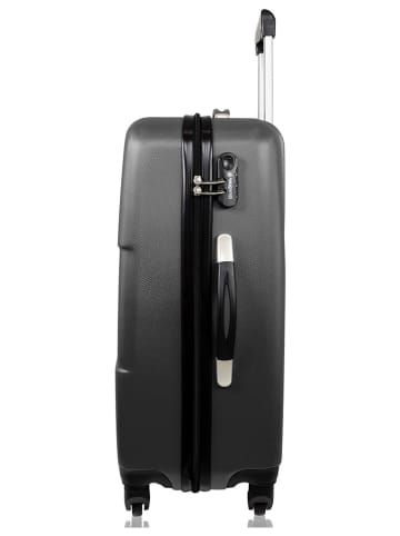 BlueStar Walizka "Miami" w kolorze antracytowym - 31 x 49 x 20 cm