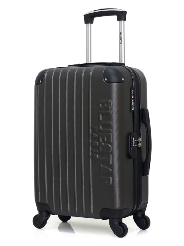 BlueStar Hardcase-Trolley "Bucarest" in Schwarz - (B)35 x (H)55 x (T)21 cm