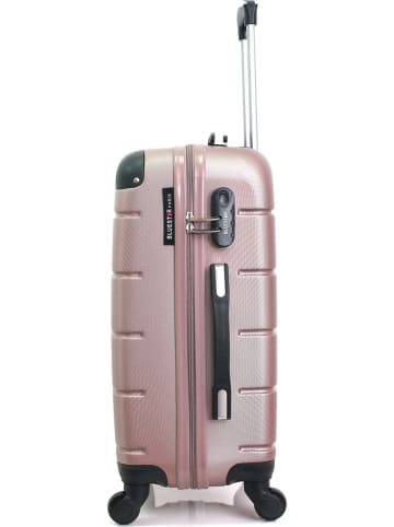 BlueStar Hardcase-Trolley "Ottawa" in Roségold - (B)35 x (H)55 x (T)21 cm