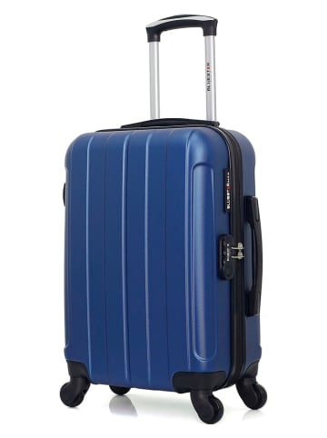 BlueStar Hardcase-Trolley "Napoli" in Blau - (B)35 x (H)55 x (T)21 cm