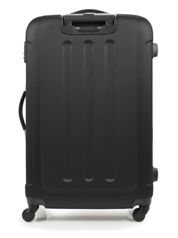 BlueStar Hardcase-Trolley "Madrid" in Schwarz - (B)41 x (H)65 x (T)26 cm