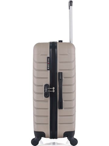 BlueStar Hardcase-trolley "Cite" beige - (B)41 x (H)65 x (D)26 cm