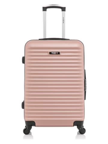 BlueStar Walizka "Brazilia" w kolorze jasnoróżowym - 41 x 65 x 26 cm