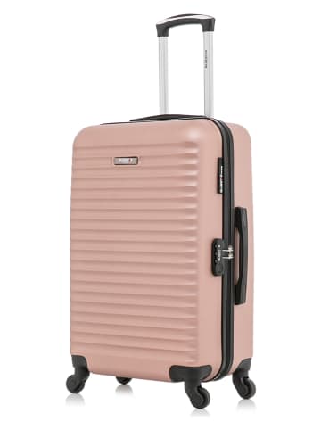 BlueStar Hardcase-trolley "Brazilia" lichtroze - (B)41 x (H)65 x (D)26 cm