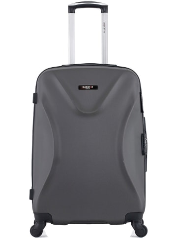 BlueStar Hardcase-Trolley "Garibaldi" in Anthrazit - (B)41 x (H)65 x (T)26 cm