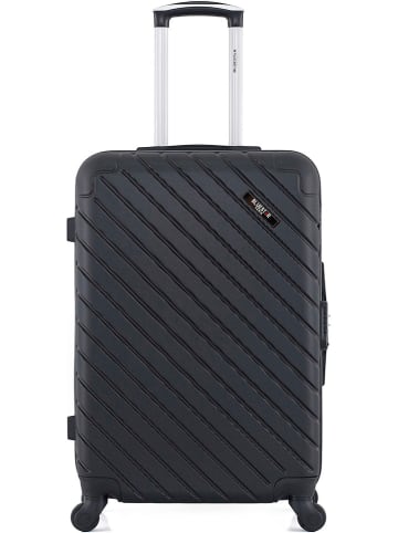 BlueStar Walizka "Cite" w kolorze czarnym - 41 x 65 x 26 cm