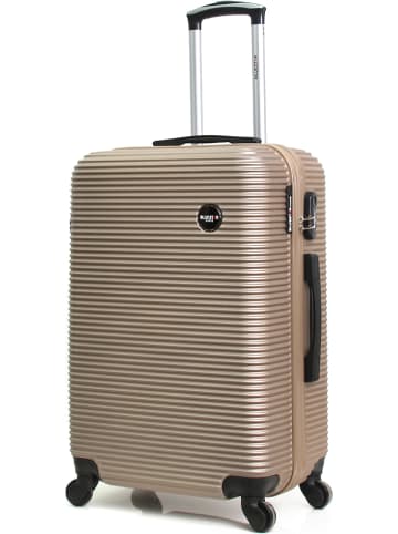 BlueStar Walizka "London" w kolorze złotym - 47 x 70 x 29 cm