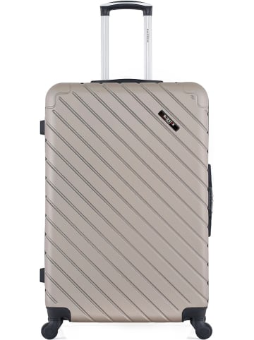 BlueStar Hardcase-trolley "Cite" beige - (B)47 x (H)75 x (D)29 cm