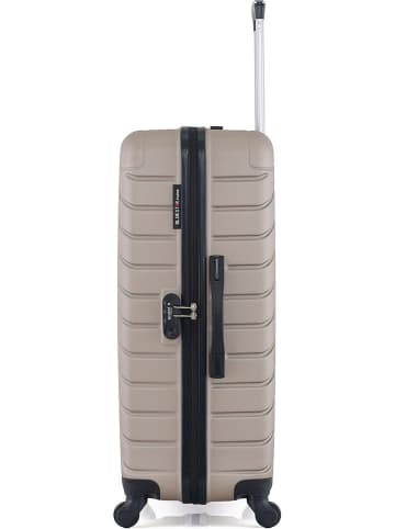 BlueStar Hardcase-trolley "Cite" beige - (B)47 x (H)75 x (D)29 cm
