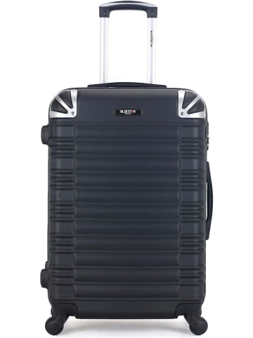 BlueStar Hardcase-Trolley "Lima" in Schwarz - (B)47 x (H)75 x (T)29 cm