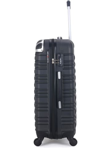 BlueStar Hardcase-Trolley "Lima" in Schwarz - (B)47 x (H)75 x (T)29 cm