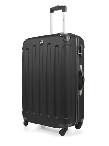 BlueStar Walizka "Madrid" w kolorze czarnym - 47 x 75 x 28 cm