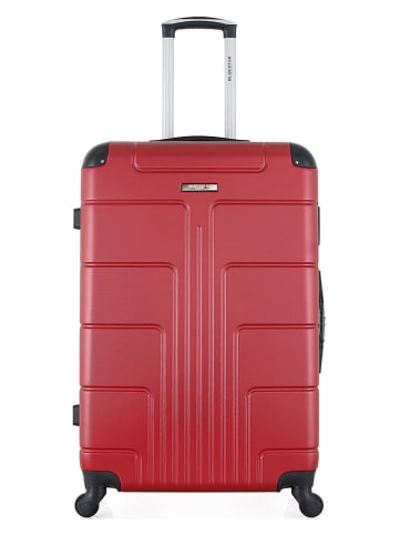 BlueStar Walizka "Ottawa" w kolorze czerwonym - 47 x 75 x 29 cm