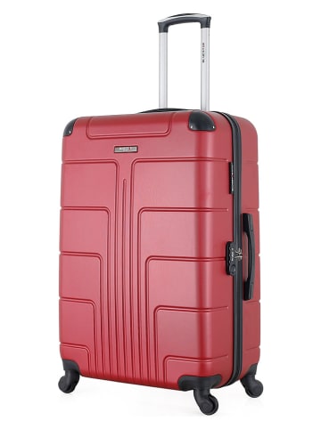 BlueStar Hardcase-Trolley "Ottawa" in Rot - (B)47 x (H)75 x (T)29 cm