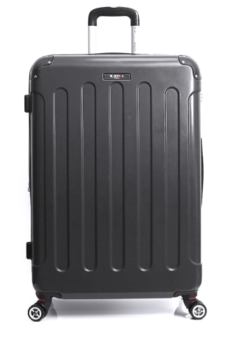 BlueStar Hardcase-Trolley "Tunis" in Dunkelgrau - (B)47 x (H)75 x (T)29 cm