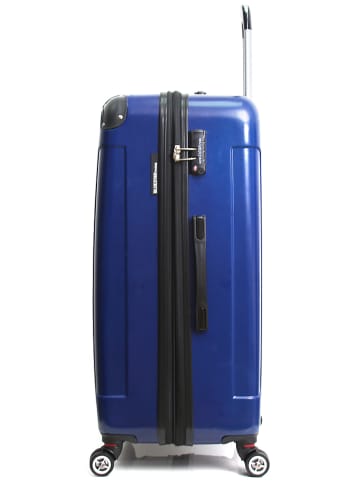 BlueStar Hardcase-trolley "Tunis" blauw - (B)45 x (H)75 x (D)30 cm